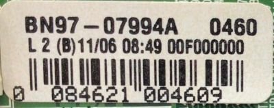 KIT DE TARJETAS PARA TV SAMSUNG / MAIN BN94-09127A / BN41-02245A / BN97-09529T / FUENTE BN44-00775A / BN4400775A / L60H1_EHS / T-CON BN94-01336A / BN41-02132A / CY-DF600CGSV4H / MODELO UN60J6200AFXZA NS02 - Imagen 2